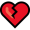 Broken Heart emoji on Microsoft